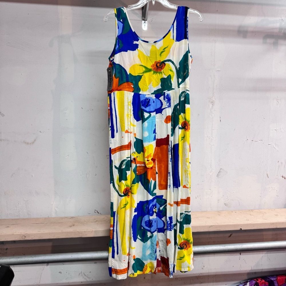 Jams World vintage sleeveless dress with a colorful floral size XS new with tag - Picture 5 of 9